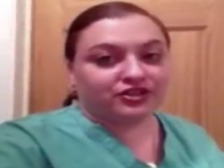 Chubby Nurse clips Her Huge Tits, Free HD xxx video f6