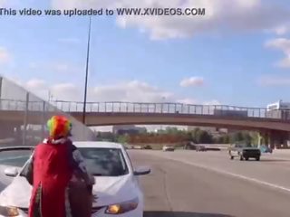 Gibby The Clown Fucks Juicy Tee On Atlantaâs Most Popular Highway