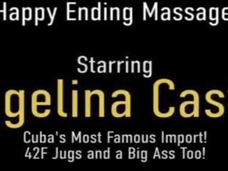 Super Massage And Pussy Fucking&excl; Cuban goddess Angelina Castro Gets Dicked&excl;