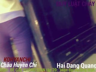 Teen young woman Pham Vu Linh Ngoc shy peeing Hai Dang Quang school Chau Huyen Chi hooker